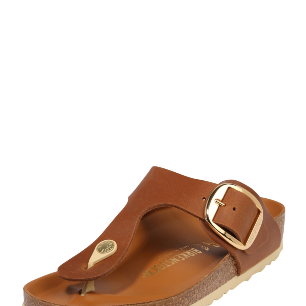 BIRKENSTOCK Flip-flops 'Gizeh'  maro / auriu