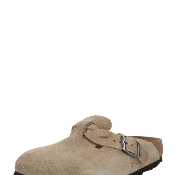 BIRKENSTOCK Papuci de casă 'Boston LEVE'  gri taupe