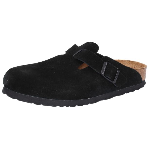 BIRKENSTOCK Papuci de casă 'Boston'  maro / negru