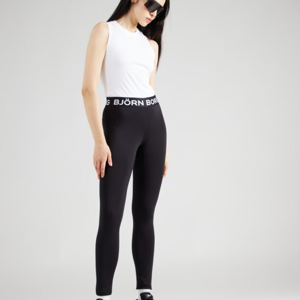 Cumpăra BJÖRN BORG Pantaloni sport 'ESSENTIAL'  negru / alb