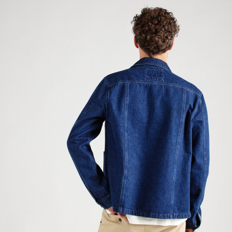 BLEND Geacă de primăvară-toamnă  albastru denim preţ