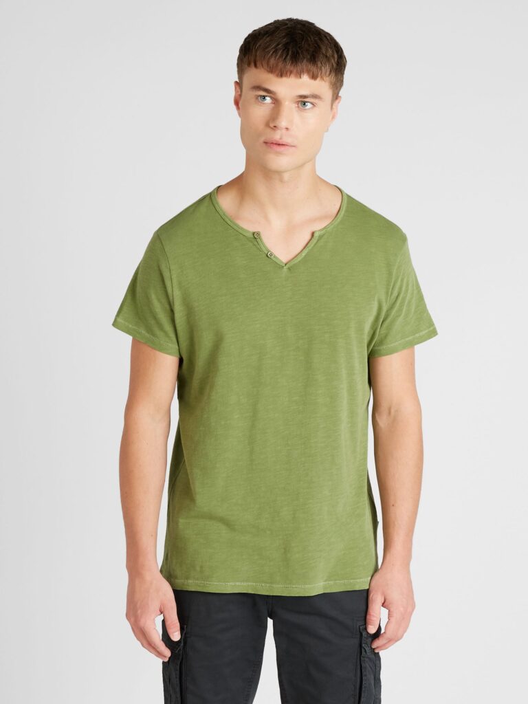 BLEND Tricou 'Ashton'  oliv