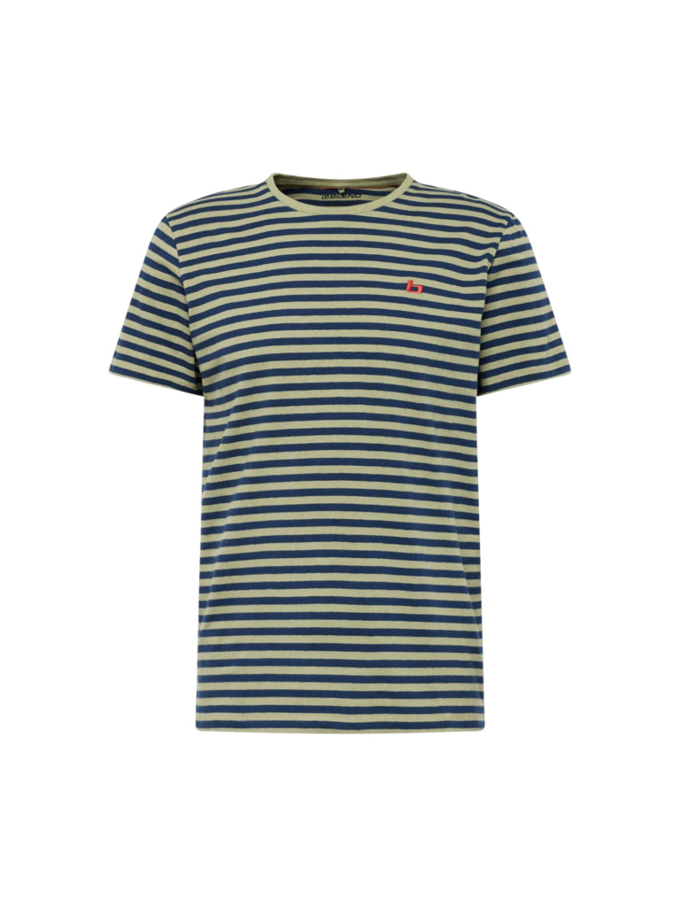 BLEND Tricou 'Dinton'  bleumarin / verde / portocaliu