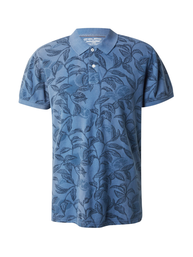 BLEND Tricou  bleumarin / albastru deschis