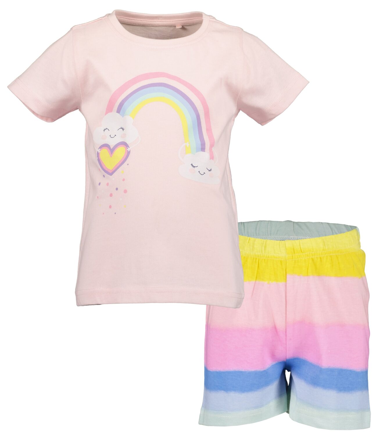BLUE SEVEN Pijamale  albastru / galben / roz / roz deschis