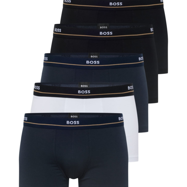 BOSS Boxeri 'Essential'  bleumarin / albastru cobalt / negru / alb