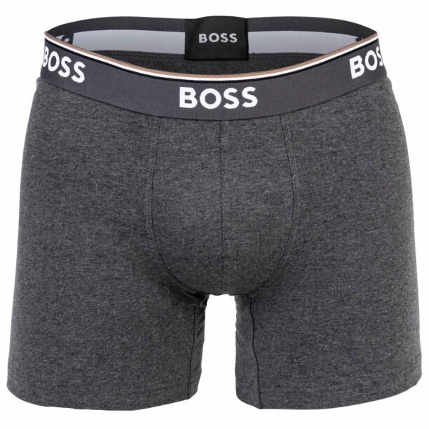 Original BOSS Boxeri 'Power'  gri / gri închis / negru