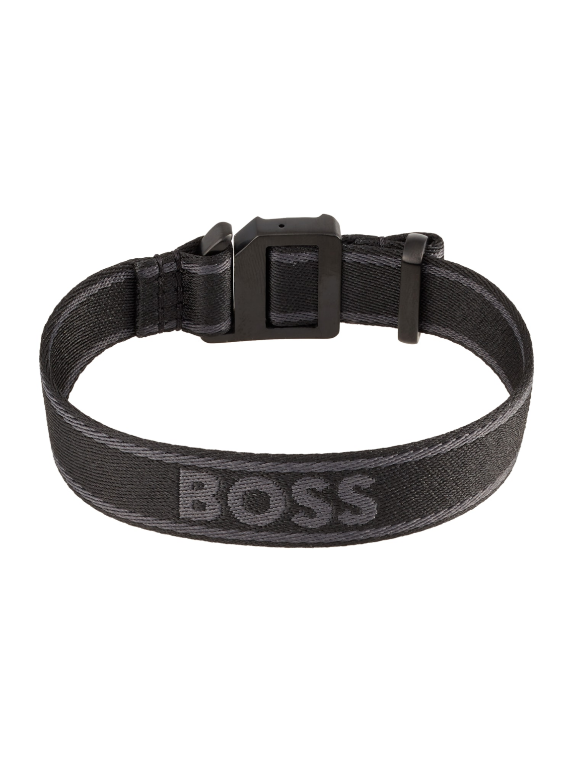 BOSS Brățară 'Colin'  gri închis / negru