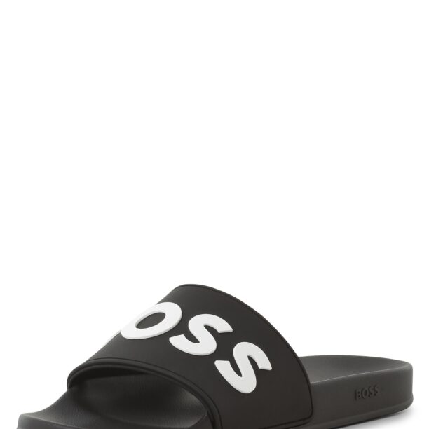 BOSS Flip-flops 'Kirk'  negru / alb