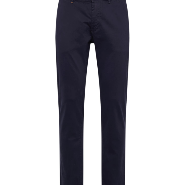 BOSS Pantaloni eleganți  bleumarin / portocaliu