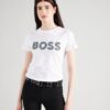 BOSS Tricou  bleumarin / alb