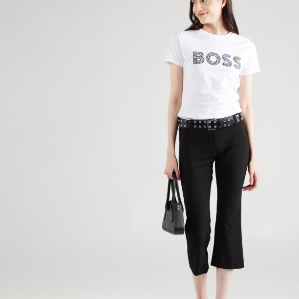 Cumpăra BOSS Tricou  bleumarin / alb