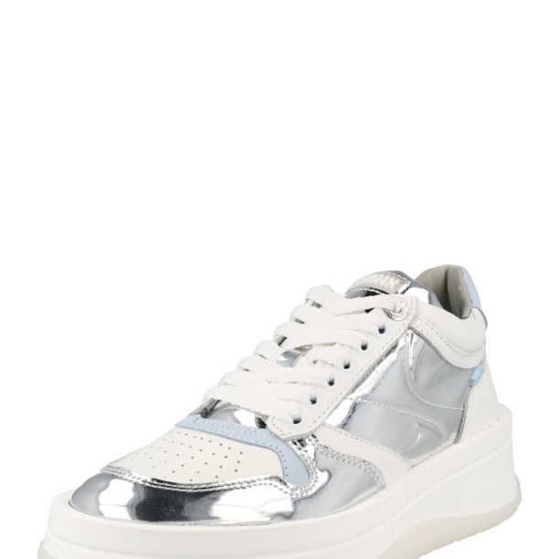 BRONX Sneaker low 'Brucer'  albastru fumuriu / argintiu / alb