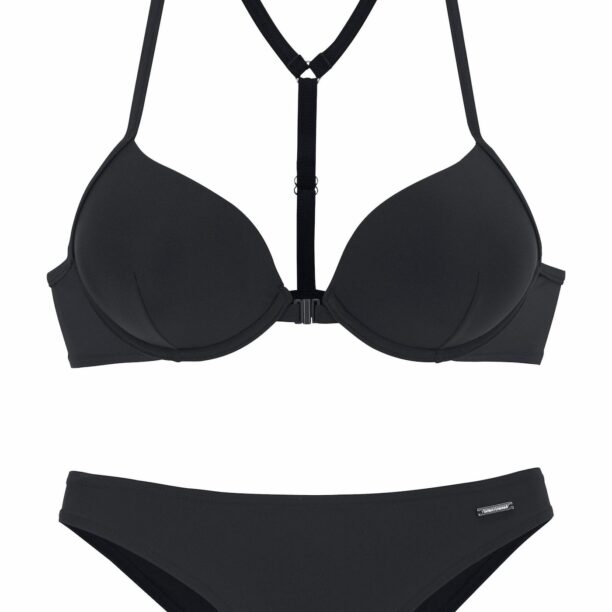 BRUNO BANANI Costum de baie două piese  negru