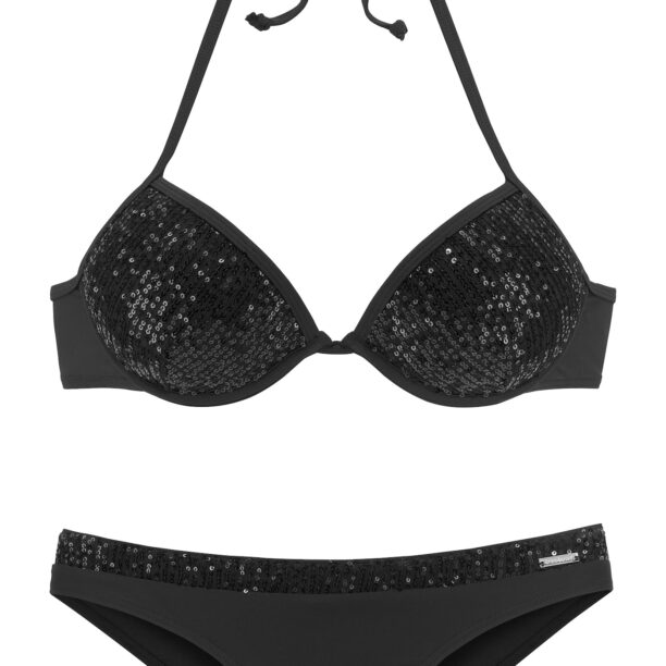 BRUNO BANANI Costum de baie două piese  negru