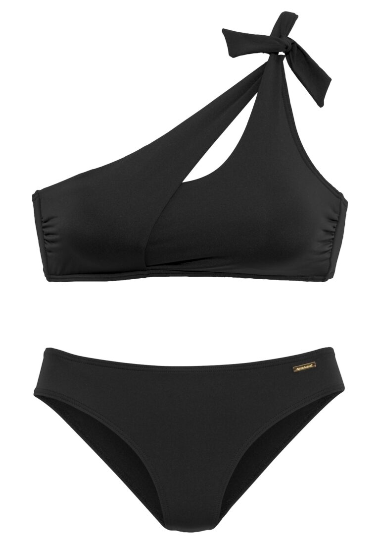 BRUNO BANANI Costum de baie două piese  negru