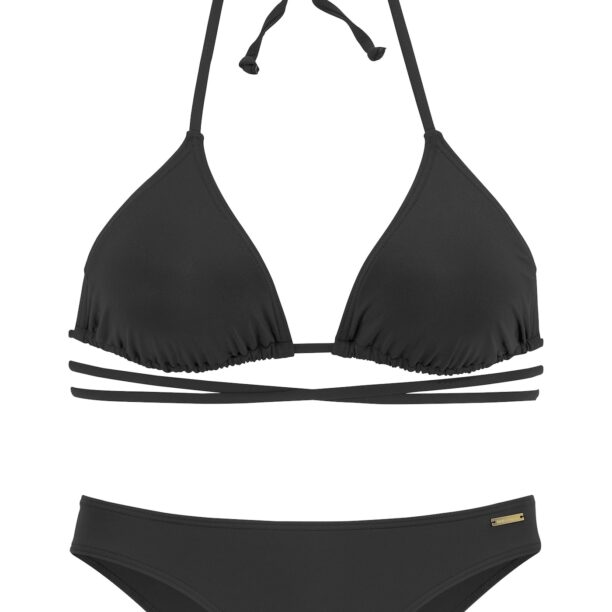 BRUNO BANANI Costum de baie două piese  negru