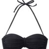 BUFFALO Sutien costum de baie 'Happy'  negru