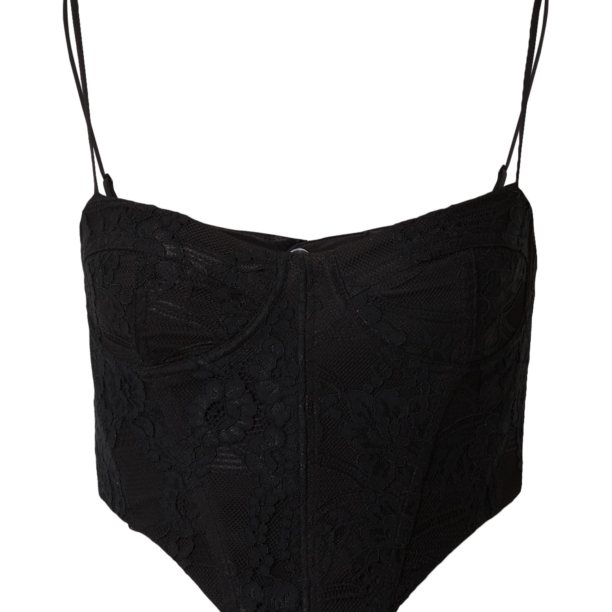 Bardot Top 'LUMINARY'  negru