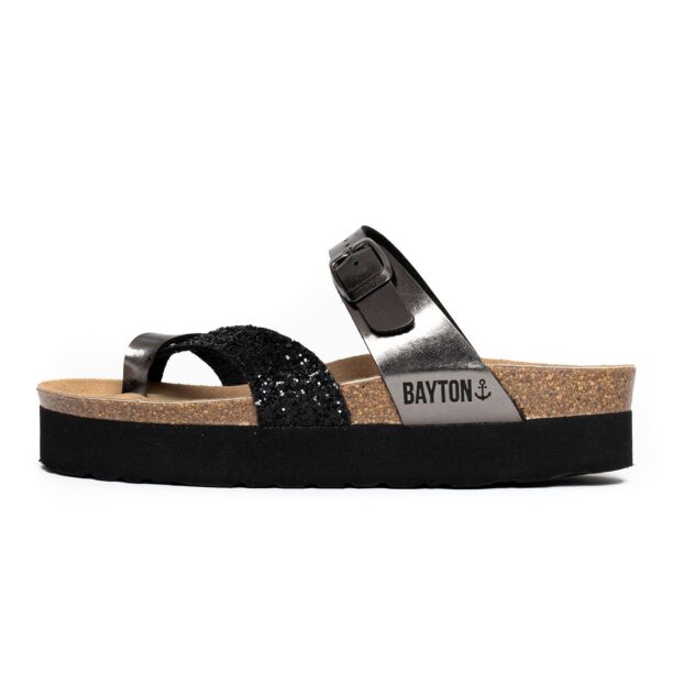 Bayton Flip-flops 'Andromac'  gri argintiu / negru