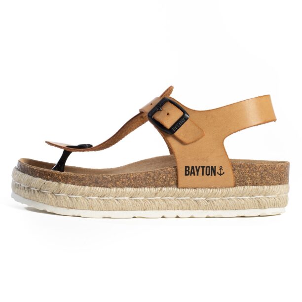 Bayton Flip-flops 'Celiane'  bej / maro cămilă / maro / negru