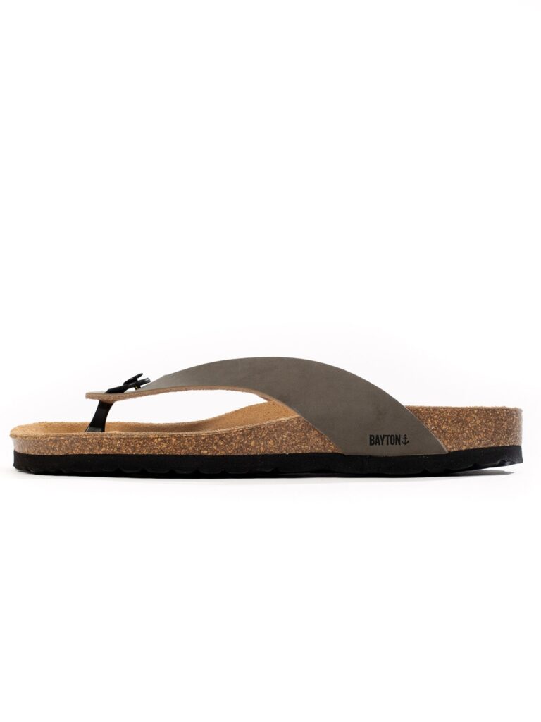 Bayton Flip-flops 'Lucca'  gri / negru