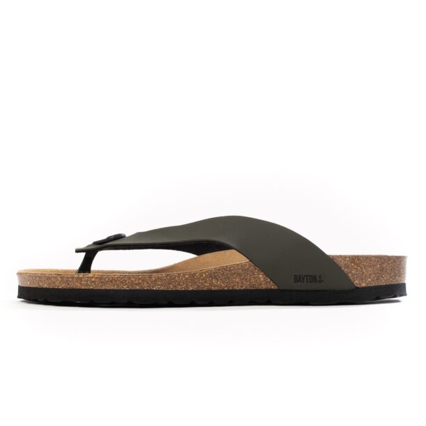 Bayton Flip-flops 'Lucca'  kaki / negru