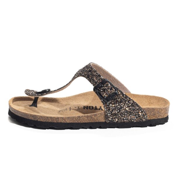 Bayton Flip-flops 'Melia'  bronz / auriu / negru