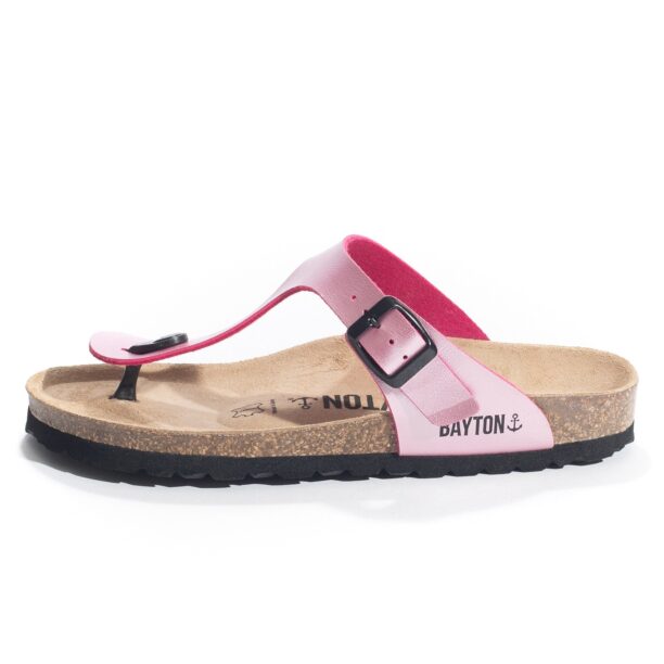 Bayton Flip-flops 'Melia'  roz / negru