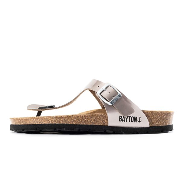 Bayton Flip-flops 'Mercure'  crem / maro deschis / negru