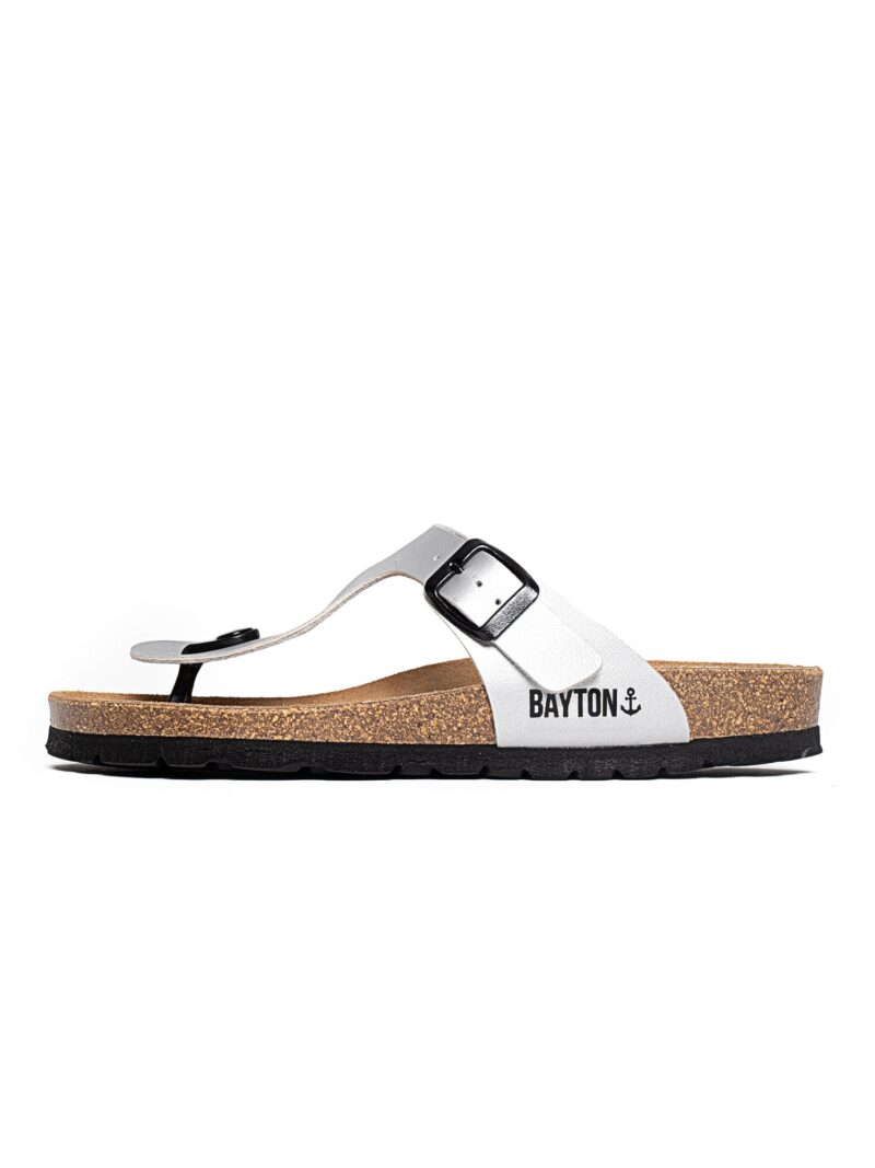 Bayton Flip-flops 'Mercure'  gri argintiu / negru