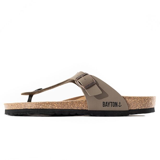 Bayton Flip-flops 'Mercure'  gri taupe / negru