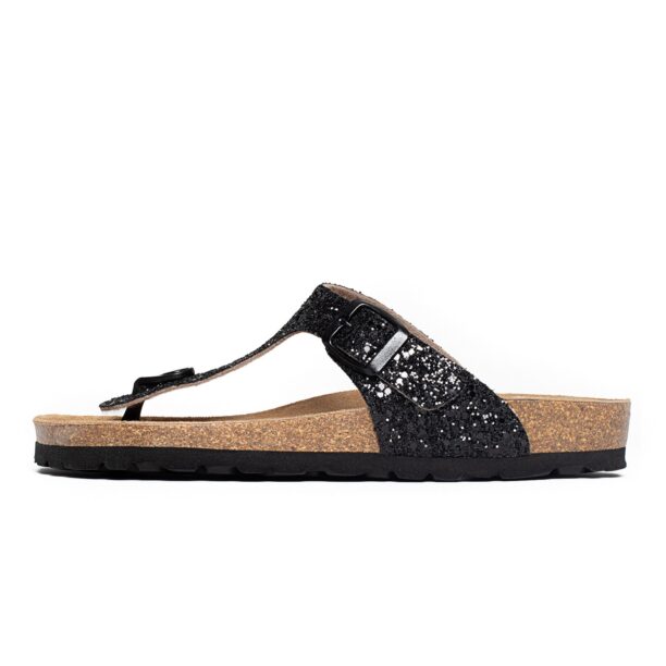 Bayton Flip-flops 'Mercure'  maro deschis / negru