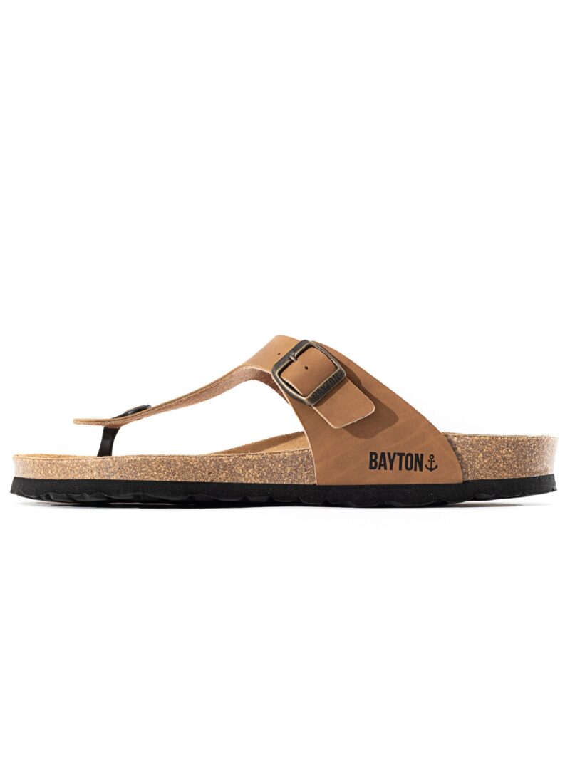 Bayton Flip-flops 'Mercure'  maro deschis / negru