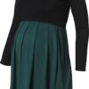 Bebefield Rochie  verde smarald / negru