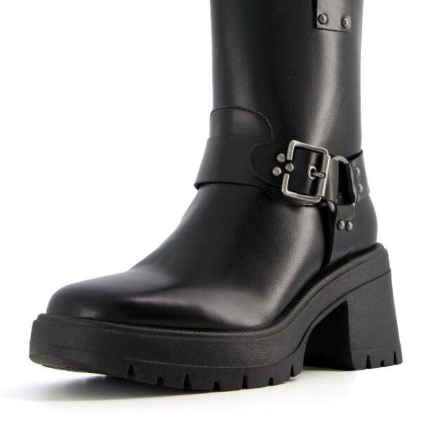 Bershka Botine  negru