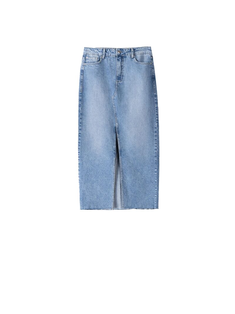 Bershka Fustă  albastru denim