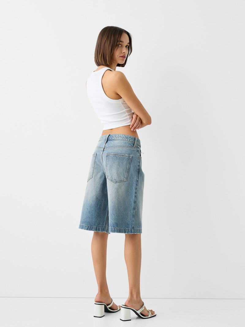 Bershka Jeans  albastru denim preţ