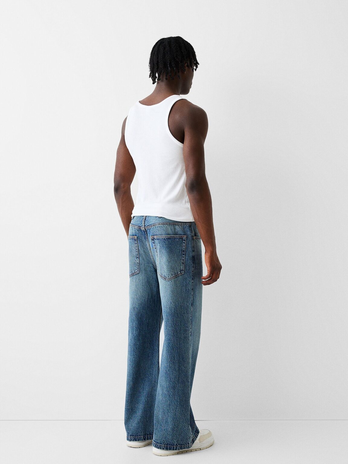 Bershka Jeans  albastru denim preţ