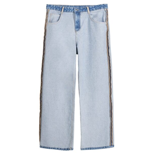 Bershka Jeans  albastru denim / albastru deschis