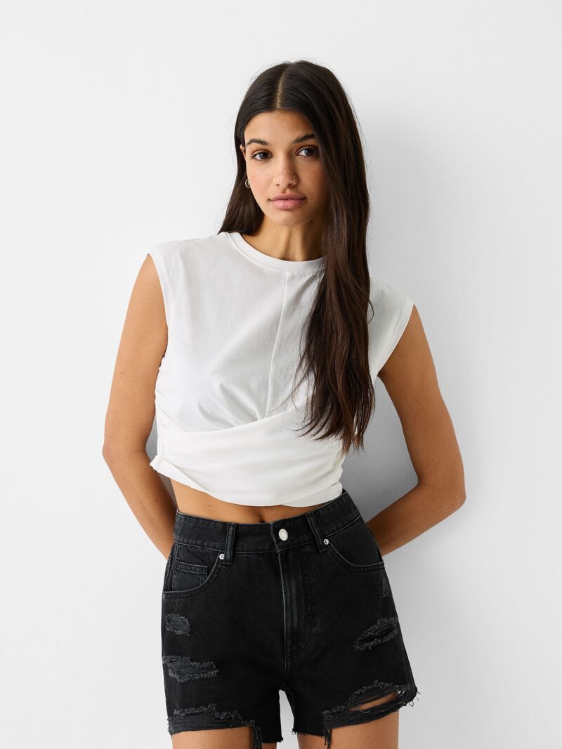 Bershka Jeans  negru