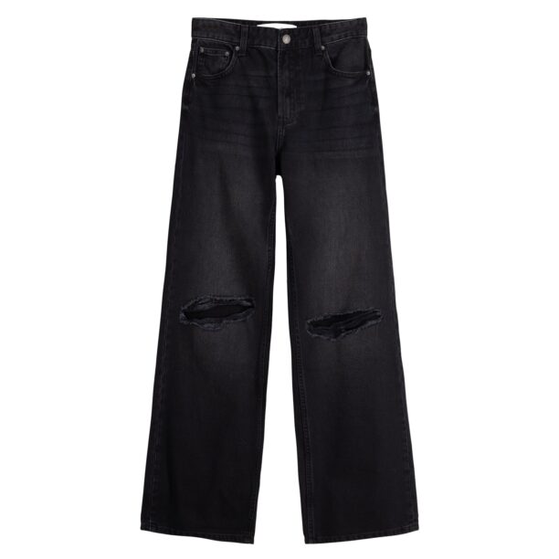 Bershka Jeans  negru denim