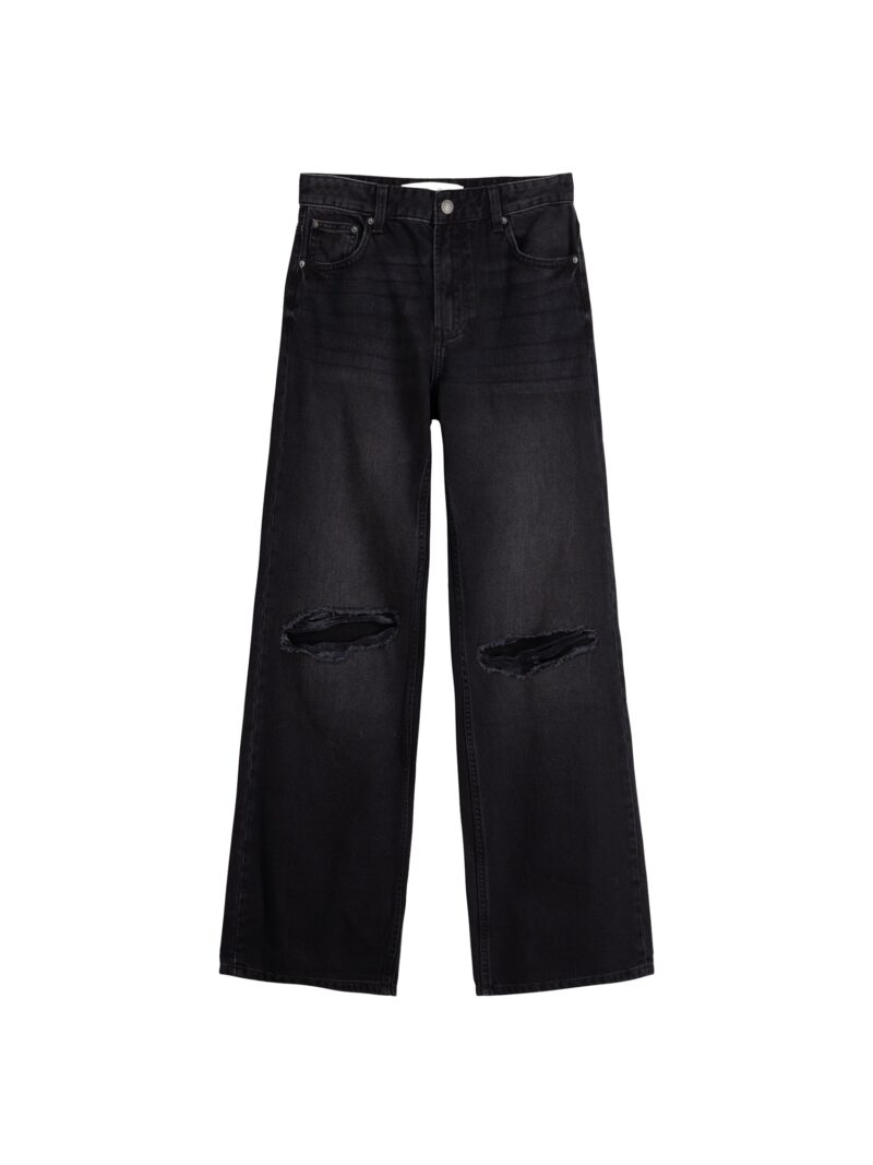 Bershka Jeans  negru denim