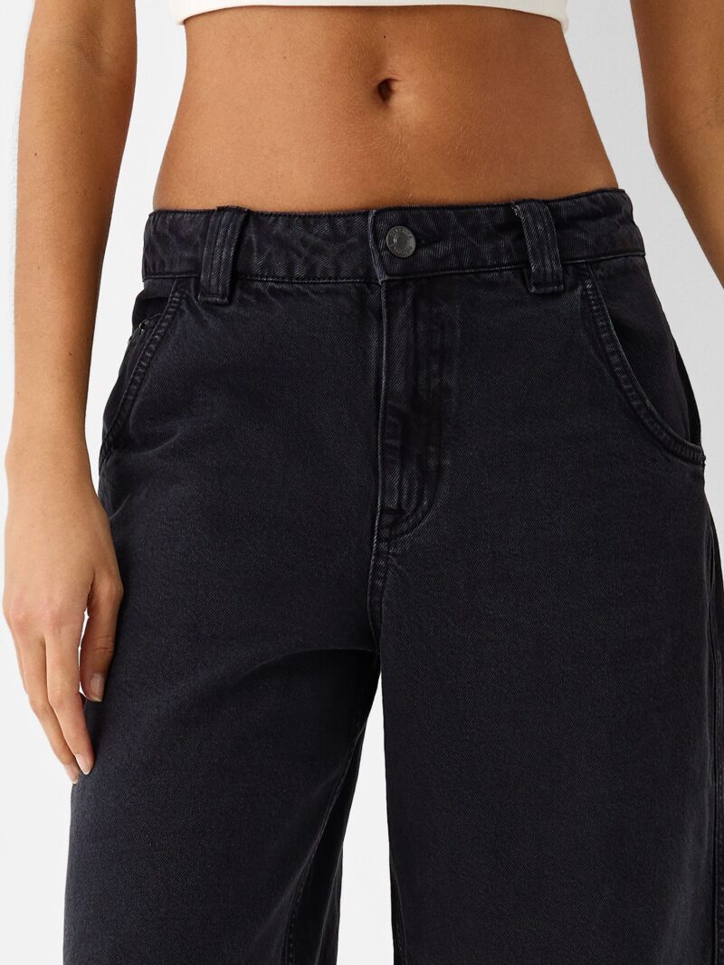 Original Bershka Jeans  negru denim