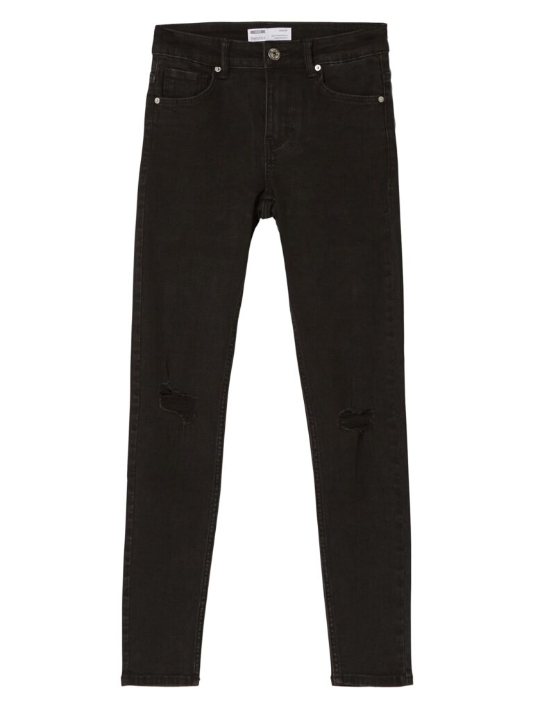 Bershka Jeans  negru denim