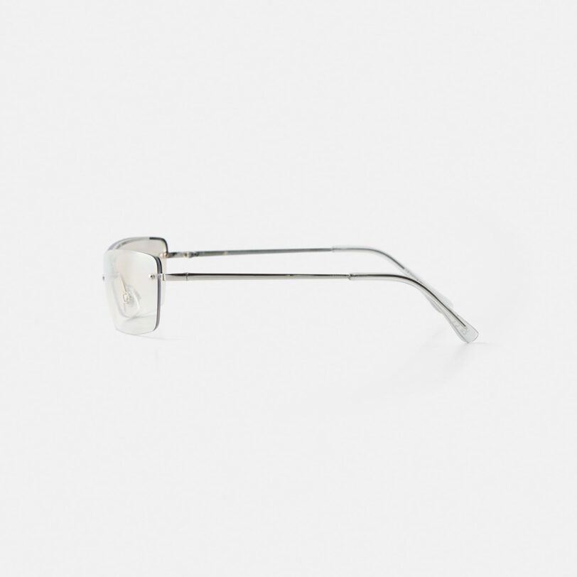 Bershka Ochelari de soare  argintiu / transparent