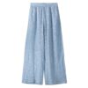 Bershka Pantaloni  albastru deschis