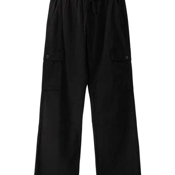 Bershka Pantaloni cu buzunare  negru