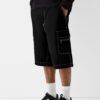 Bershka Pantaloni cu buzunare  negru