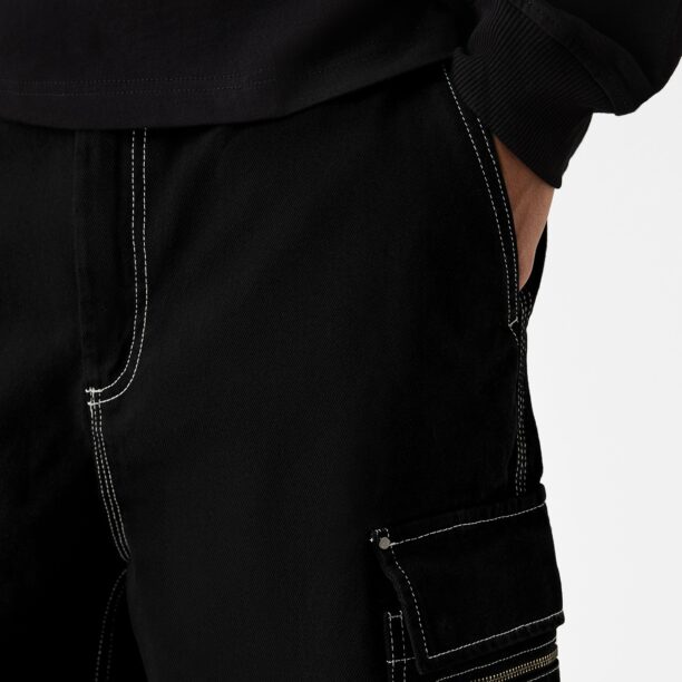 Original Bershka Pantaloni cu buzunare  negru